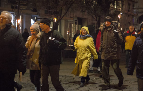 I fakkeltog for forfulgte i Midtøsten