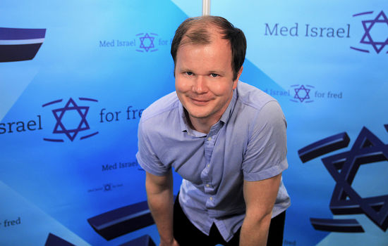 VOKSER: – Målet er å gå fra en norsk grasrotbevegelse til en nordisk og internasjonal organisasjon, sier MIFF-leder Conrad Myrland. Foto: Med Israel for Fred.