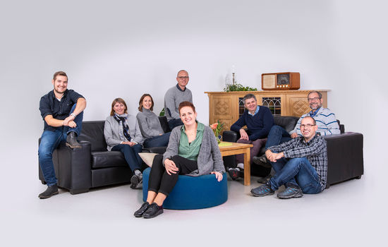 AUKE: Redaksjonen i den kristne radiokanalen pTro har dobla antalet lyttarar på ni månader. FOTO: pTro