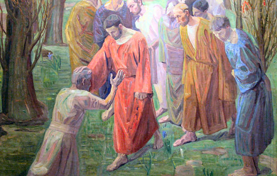 Niels Larsen Stevns: Helbredelsen af den spedalske (1913)