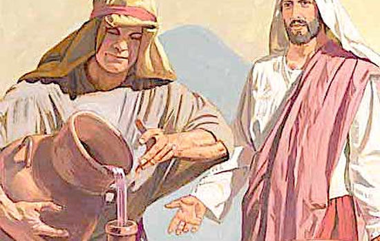Jesus gjorde det første underet sitt under bryllupet i Kana.